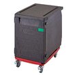 Suport de transport cu izolatie profesionala CAM GOBOX®, cu incarcare frontala, pentru recipiente de 600x400 mm, cu 6 ghidaje integrate
