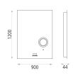 Oglinda cu LED Cairo, 66W, senzor touch - ACB Iluminacion