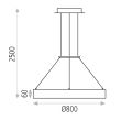 Pendul LED Aliso 80 cm - ACB Iluminacion