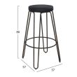 Scaun de bar metalic Kelly