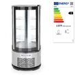 Vitrina frigorifica de prezentare interval temp. -2/8 C, 210 W, corp inox, ARKTIC by Hendi, 480x(H)1030 mm, 100 L, Clasa energetica C