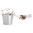 Galeata inox pentru servire bere cu deschizator sticle integrat, Hendi 230x(H)180 mm