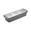 Cutie pentru ingrediente Hendi  - 3 recipiente, 480x150x(H)100 mm