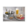 Set rustic tacamuri si servetele, Hendi, tip galeata, 245x167x(H)132, otel galvanizat