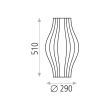 Veioza Mirta 50 cm - ACB Iluminacion