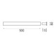 Purificator aer cu telecomanda 2x16W Fosca - ACB Iluminacion