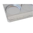 Tava cu forme rotunde 600x400mm - Errepan