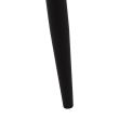 Scaun din piele cu picioare metalice