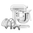 Mixer cu bol 6.6L, Artisan, Model HEAVY DUTY, White - KitchenAid