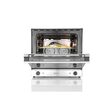 Cuptor convectie Hendi H90, 4 tavi 438x315 mm incluse, 2 elemente incalzire, 2 ventilatoare, termostat reglabil 50-300 gr C, timer 0-120 min, 2670 W, 595x595x(H)570 mm