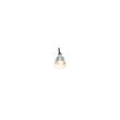 Lampa de incalzire cilindrica, argintie ø175x(H)250