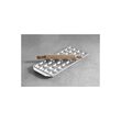 Forma ravioli, aluminiu, 36 forme, picioare antialunecare din cauciuc, sucitor din lemn inclus,  diametru 39 mm Hendi, 137x320x18 mm