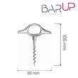 Tirbuson francez, Bar up, 105x85x(H)10mm