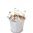 Galeata inox pentru servire bere cu deschizator sticle integrat, Hendi 230x(H)180 mm