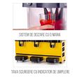 Dozator cu dispersie si mixer pentru suc, ayran, salgam, iaurt, ceai rece, cafea rece 3x20 litri - Samixir