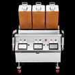Gratar electric cu doua fete pentru burgeri - 3 placi (90 cm)