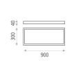 Plafoniera LED Dono 90cm - ACB Iluminacion