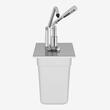 Dozator inox sosuri, 5.25L, GN1/4 200, KD-0214