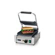 Contact grill, suprafete striate din fonta cu invelis ceramic, 1800 W, corp inox, Hendi, potrvit si pentru uz profesional