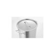 Oala inalta profesionala Revolution by Hendi cu capac Inox 360x360 mm 36 l