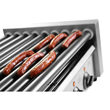 Grill tip rola pentru carnati, Inox, cu 7 role de latime 42 cm, 740 W, Hendi, strad anti-aderent, temperatura reglabila pana la 150 C