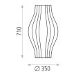 Veioza Mirta 70 cm - ACB Iluminacion