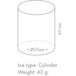 Masina gheata IM-240XWNE-HC-C cuburi in forma de cilindru - Hoshizaki