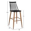 Scaun de bar din polipropilena Vanessa
