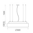 Purificator aer cu telecomanda UV-C 2x15W + LED 1x55W Isia - ACB Iluminacion