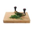 Cutit special pentru tocat, lama dubla inox, 230 mm, Hendi