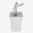 Dozator inox sosuri, 7.25L, GN 1/3 200, KD-0213