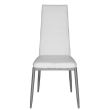 Scaun metalic cu piele Lady