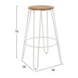 Scaun de bar metalic Kelly
