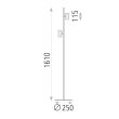 Lampadar 2x8W GU10 Gina  - ACB Iluminacion