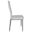 Scaun metalic cu piele Lady