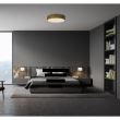 Plafoniera LED Isia 60 cm, aurie, dimabil, telecomanda, bluetooth - ACB Iluminacion