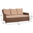 Set canapea din aluminiu pentru exterior