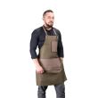 Sort barman, ospatar, bucatar/buzunare detasabile din piele naturala