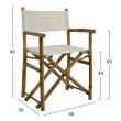 Scaun directorial cu manere Bamboo Original