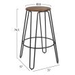 Scaun de bar metalic Kelly