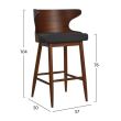 Scaun de bar din lemn Bulova