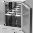 Masa preparare pizza cu 3 usi cu blat din granit si vitrina pentru ingrediente
