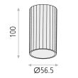 Plafoniera Modrian 1L - ACB Iluminacion
