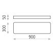Plafoniera LED Turin 90 cm - ACB Iluminacion