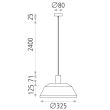 Pendul Gary 32 cm, 1xE27 - ACB Iluminacion