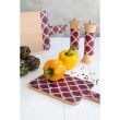 Rasnita din lemn cu decoratiune printata UV, pentru piper 20cm Fantasia - Bisetti