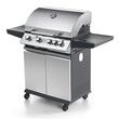 Gratar pe gaz cu 3 arzatoare din inox