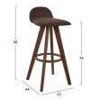 Scaun de bar din lemn Budeis