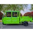 Tricicletă electrică Saige cu doua cabine, pentru transport marfa