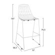 Scaun de bar metalic Lux